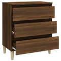 Miniatyrbilde 5 av 10: vidaXL Skjenk brun eik 60x35x69 cm konstruert tre