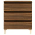 Miniatyrbilde 9 av 10: vidaXL Skjenk brun eik 60x35x69 cm konstruert tre