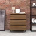 Miniatyrbilde 3 av 10: vidaXL Skjenk brun eik 60x35x69 cm konstruert tre