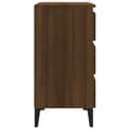Miniatyrbilde 6 av 10: vidaXL Skjenk brun eik 60x35x69 cm konstruert tre
