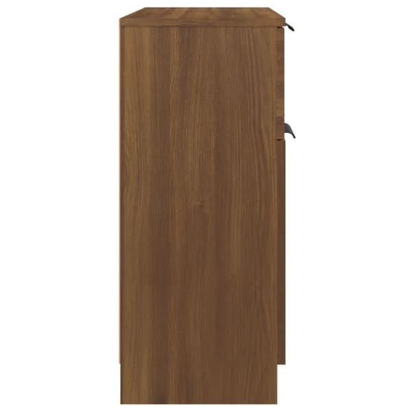 vidaXL Skjenk brun eik 60x30x70 cm konstruert tre