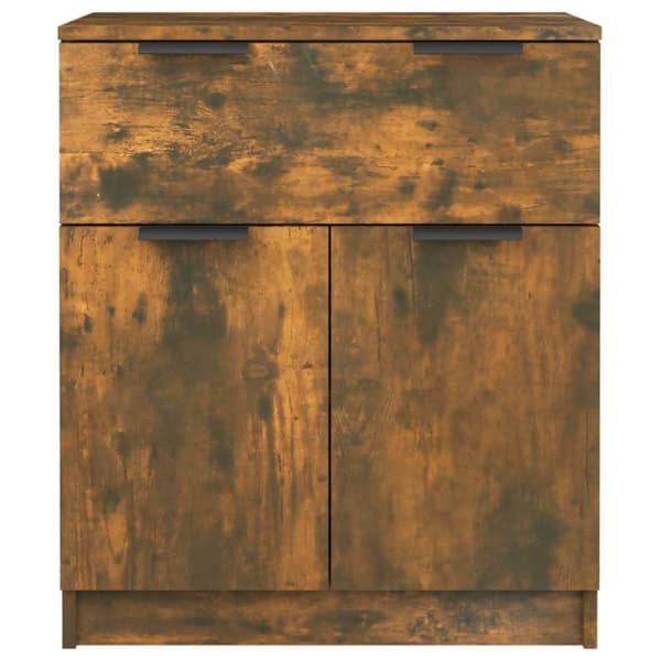 vidaXL Skänk rökfärgad ek 60x30x70 cm konstruerat trä