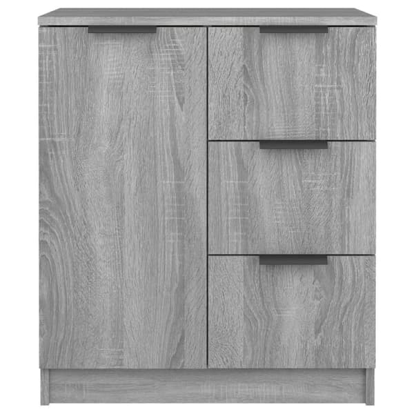 vidaXL Skjenk grå sonoma 60x30x70 cm konstruert tre