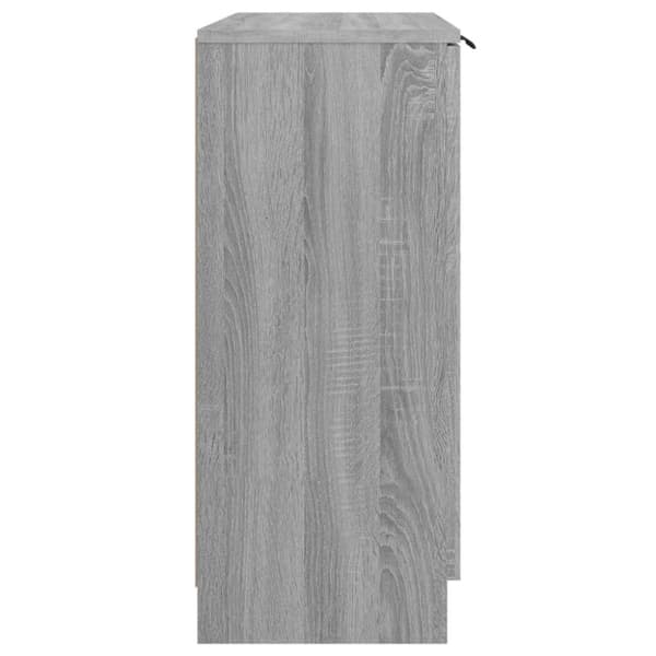 vidaXL Skjenk grå sonoma 60x30x70 cm konstruert tre