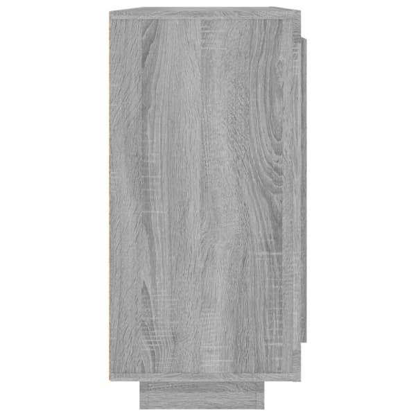 vidaXL Skjenk grå sonoma 92x35x75 cm konstruert tre