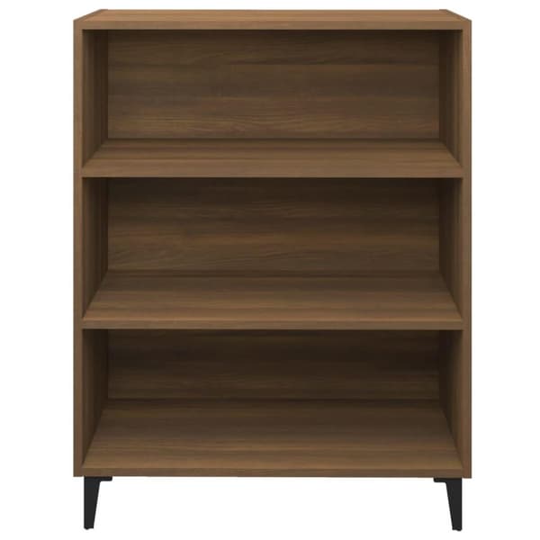vidaXL Skänk brun ek 69,5x32,5x90 cm konstruerat trä