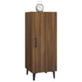 Miniatyrbilde 5 av 11: vidaXL Skjenk brun eik 34,5x34x90 cm konstruert tre