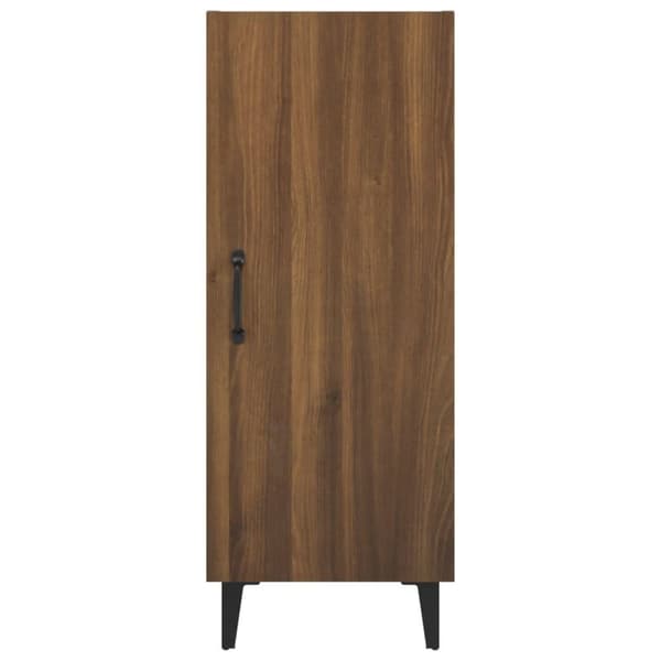 vidaXL Skjenk brun eik 34,5x34x90 cm konstruert tre