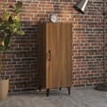 Miniatyrbilde 11 av 11: vidaXL Skjenk brun eik 34,5x34x90 cm konstruert tre