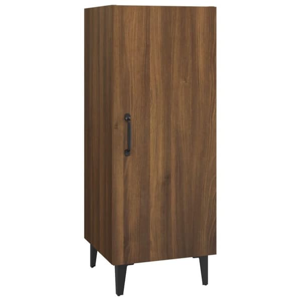 vidaXL Skjenk brun eik 34,5x34x90 cm konstruert tre
