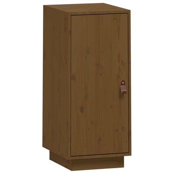 vidaXL Skjenk honningbrun 34x40x75 cm heltre furu