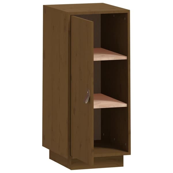 vidaXL Skjenk honningbrun 34x40x75 cm heltre furu