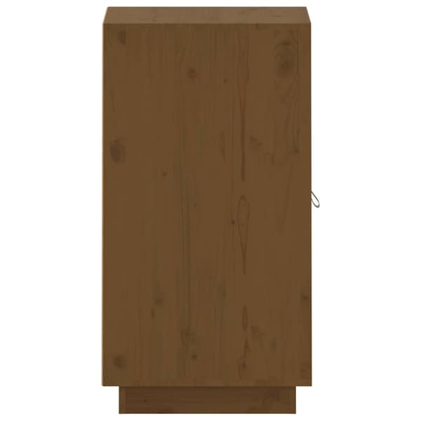 vidaXL Skjenk honningbrun 34x40x75 cm heltre furu