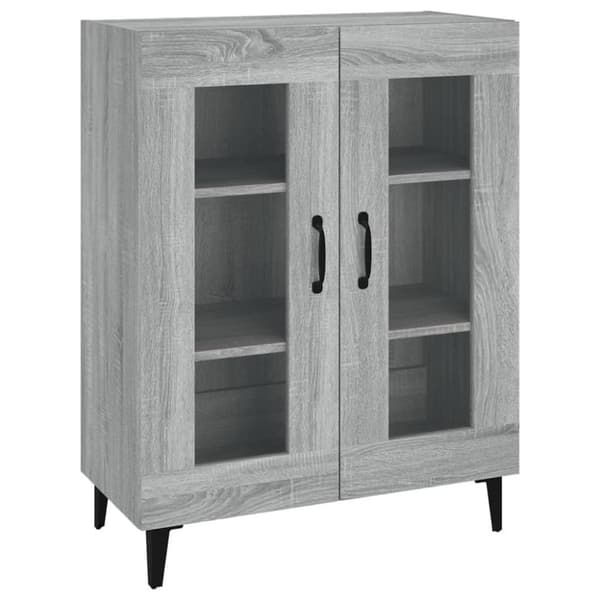vidaXL Highboard grå sonoma konstruert tre