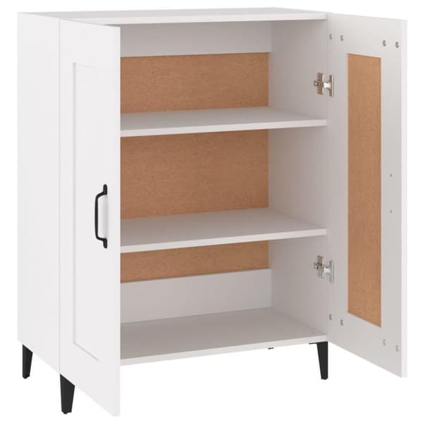 vidaXL Highboard hvit konstruert tre