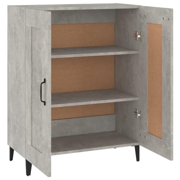 vidaXL Highboard betonggrå konstruert tre