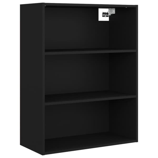 vidaXL Highboard svart konstruert tre