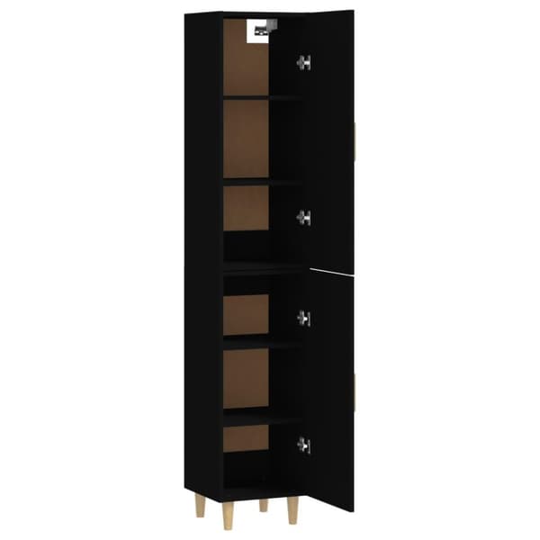 vidaXL Highboard 34,5x34x180 cm konstruert tre
