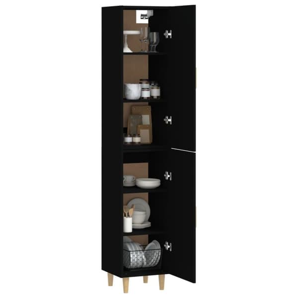 vidaXL Highboard 34,5x34x180 cm konstruert tre