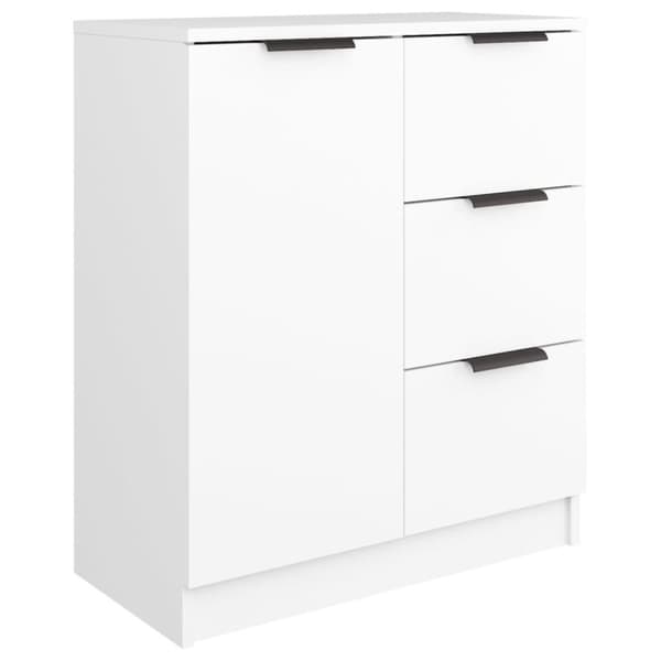 vidaXL Skänkar 2 st vit 60x30x70 cm konstruerat trä