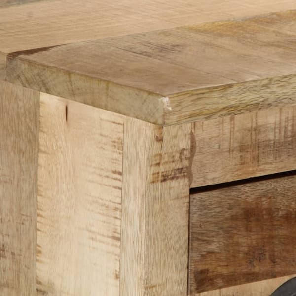 vidaXL Skänk 140x38x90 cm massivt mangoträ