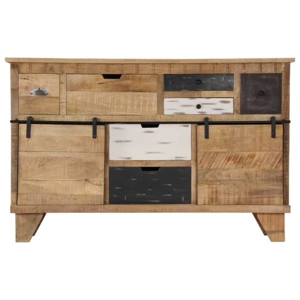 vidaXL Skänk 140x38x90 cm massivt mangoträ