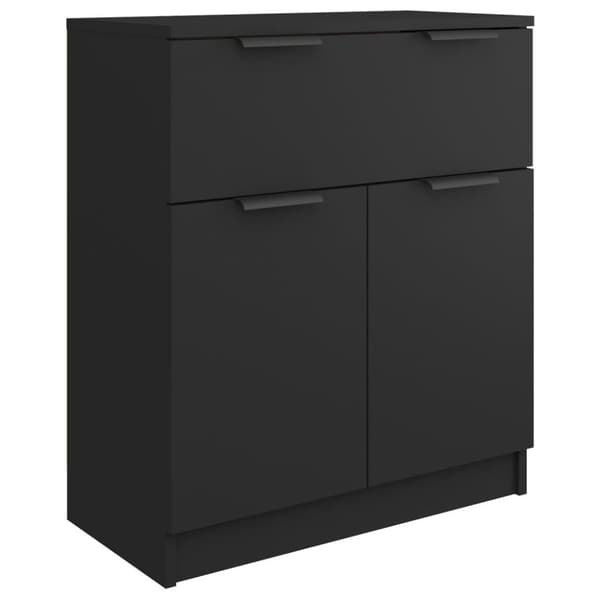 vidaXL Sidebord svart 60x30x70 cm konstruert tre