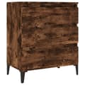 Miniatyrbilde 1 av 11: vidaXL Skjenk røkt eik 60x35x70 cm konstruert tre