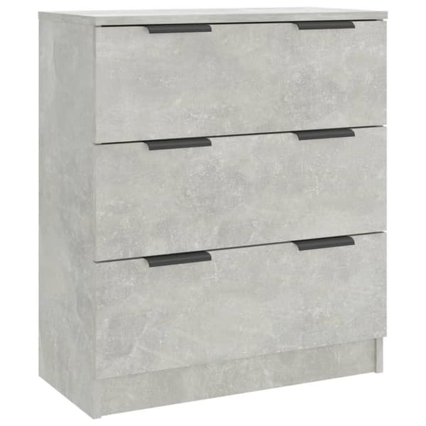 vidaXL Skjenk betonggrå 60x30x70 cm konstruert tre