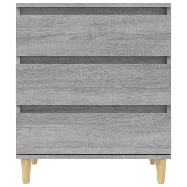 vidaXL Skjenk grå sonoma 60x35x70 cm konstruert tre