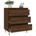Miniatyrbilde 5 av 11: vidaXL Skjenk brun eik 60x35x70 cm konstruert tre