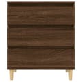 Miniatyrbilde 6 av 11: vidaXL Skjenk brun eik 60x35x70 cm konstruert tre