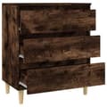 Miniatyrbilde 6 av 11: vidaXL Skjenk røkt eik 60x35x70 cm konstruert tre