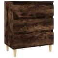 Miniatyrbilde 1 av 11: vidaXL Skjenk røkt eik 60x35x70 cm konstruert tre