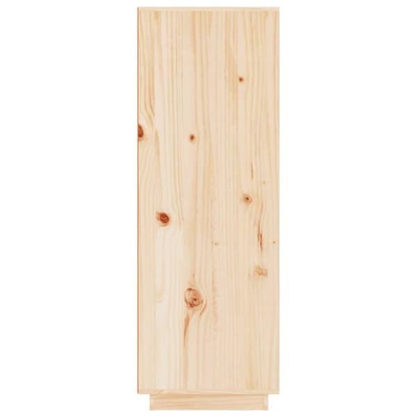 vidaXL højskab 60x40x116,5 cm massivt fyrretræ