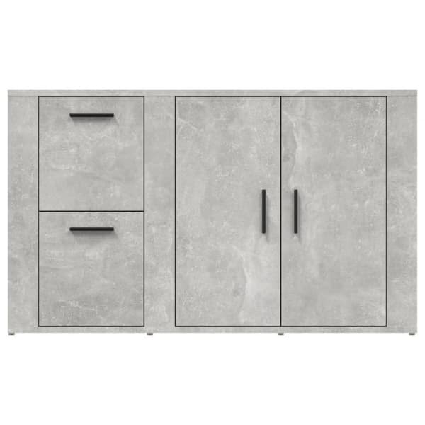 vidaXL Senkki betoninharmaa 100x33x59,5 cm tekninen puu