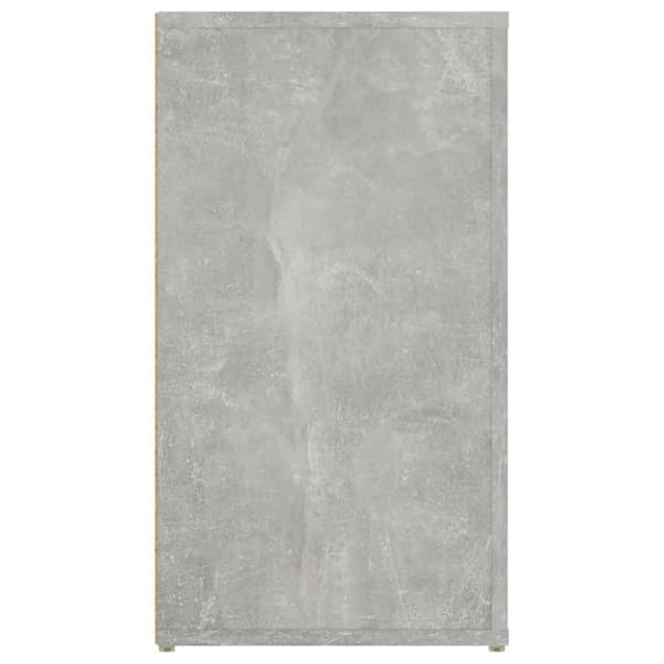 vidaXL Senkki betoninharmaa 100x33x59,5 cm tekninen puu