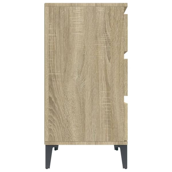 vidaXL Senkki Sonoma tammi 60x35x70 cm tekninen puu