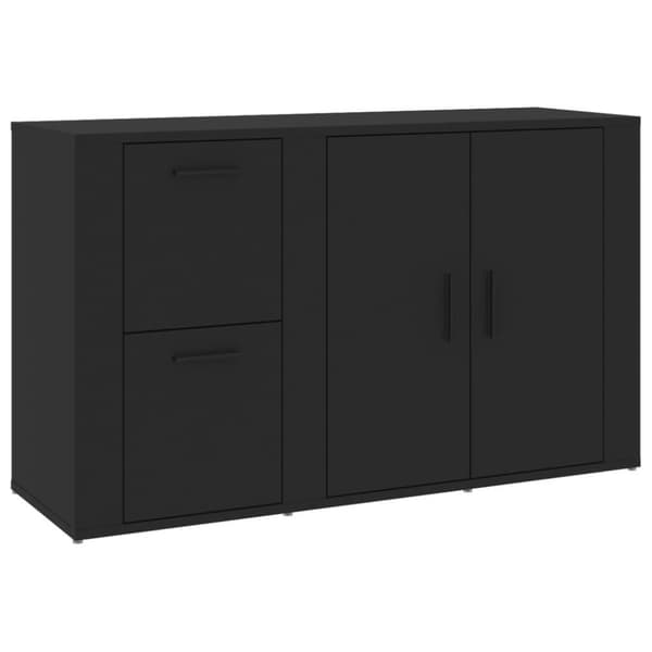 vidaXL Senkki musta 100x33x59,5 cm tekninen puu