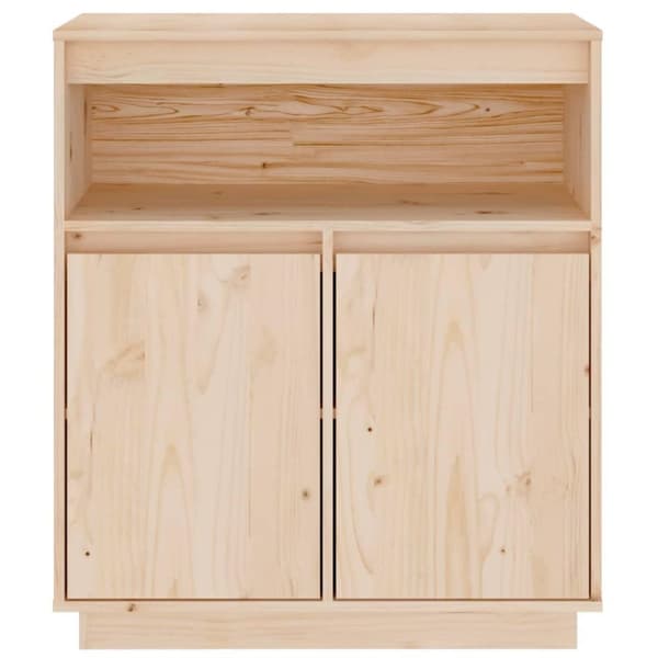 vidaXL skænk 70x34x80 cm massivt fyrretræ