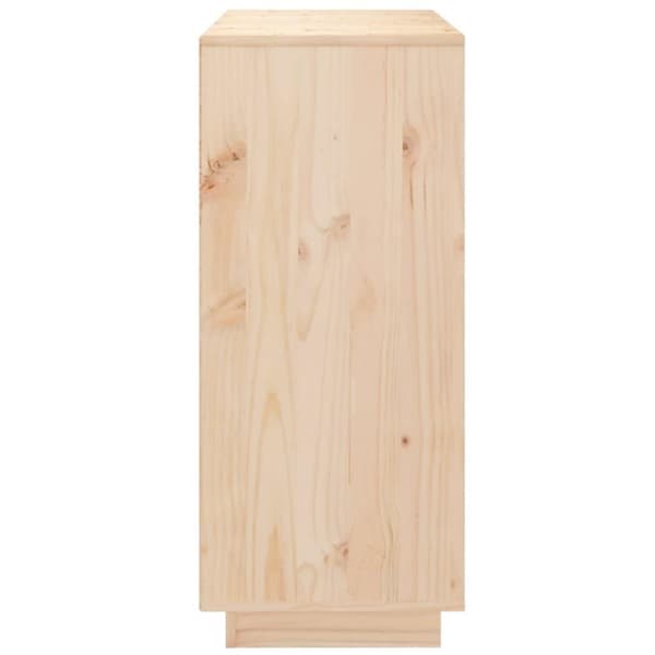 vidaXL skænk 70x34x80 cm massivt fyrretræ