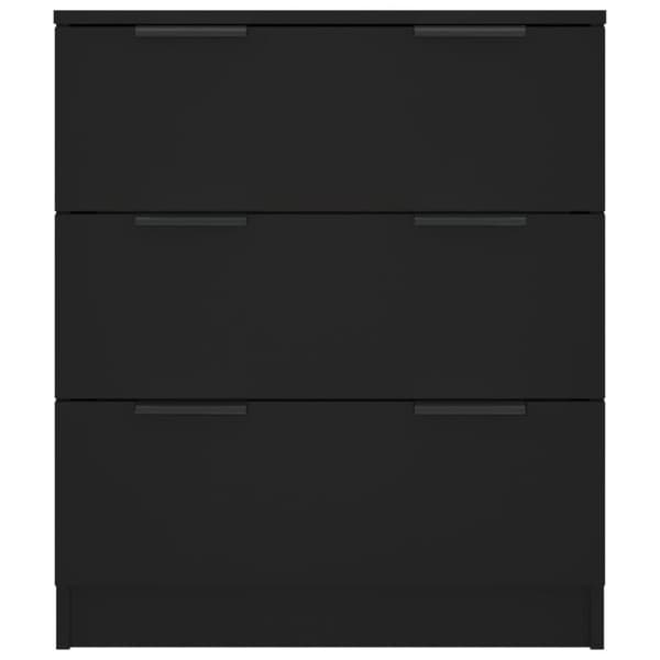 vidaXL Senkki musta 60x30x70 cm tekninen puu