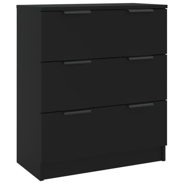 vidaXL Senkki musta 60x30x70 cm tekninen puu