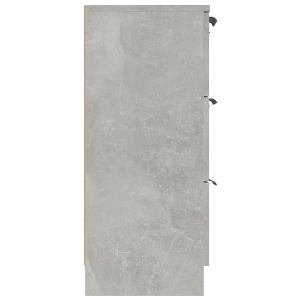 vidaXL skænk 60x30x70 cm konstrueret træ betongrå