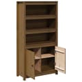 Miniatyrbillede 7 af 11: vidaXL skab 80x35x154 cm massivt fyrretræ gyldenbrun