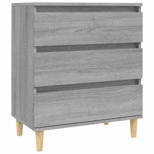 vidaXL Senkki harmaa Sonoma 60x35x70 cm tekninen puu