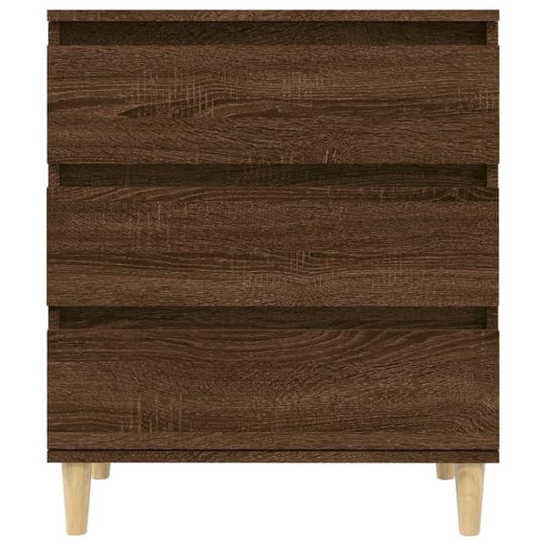vidaXL skænk 60x35x70 cm konstrueret træ brun egetræsfarve