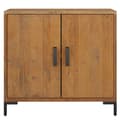 Pikkukuva 3 / 8: vidaXL Senkki ruskea 75x35x70 cm täysi mänty