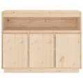 Miniatyrbilde 6 av 11: vidaXL Skjenk 104,5x34x80 cm heltre furu
