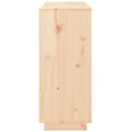 Miniatyrbilde 7 av 11: vidaXL Skjenk 104,5x34x80 cm heltre furu